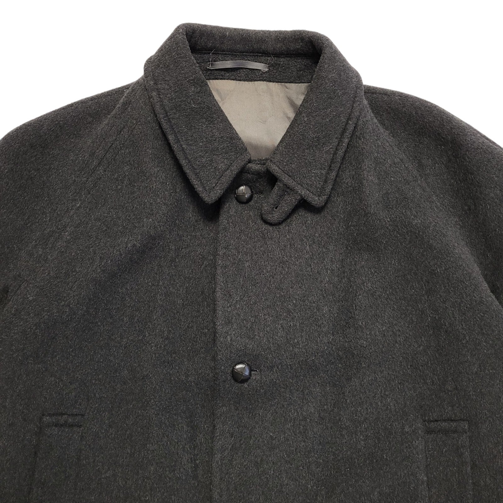 Canda 90s Vintage Dark Grey Wool Overcoat Uk Men's Size XL