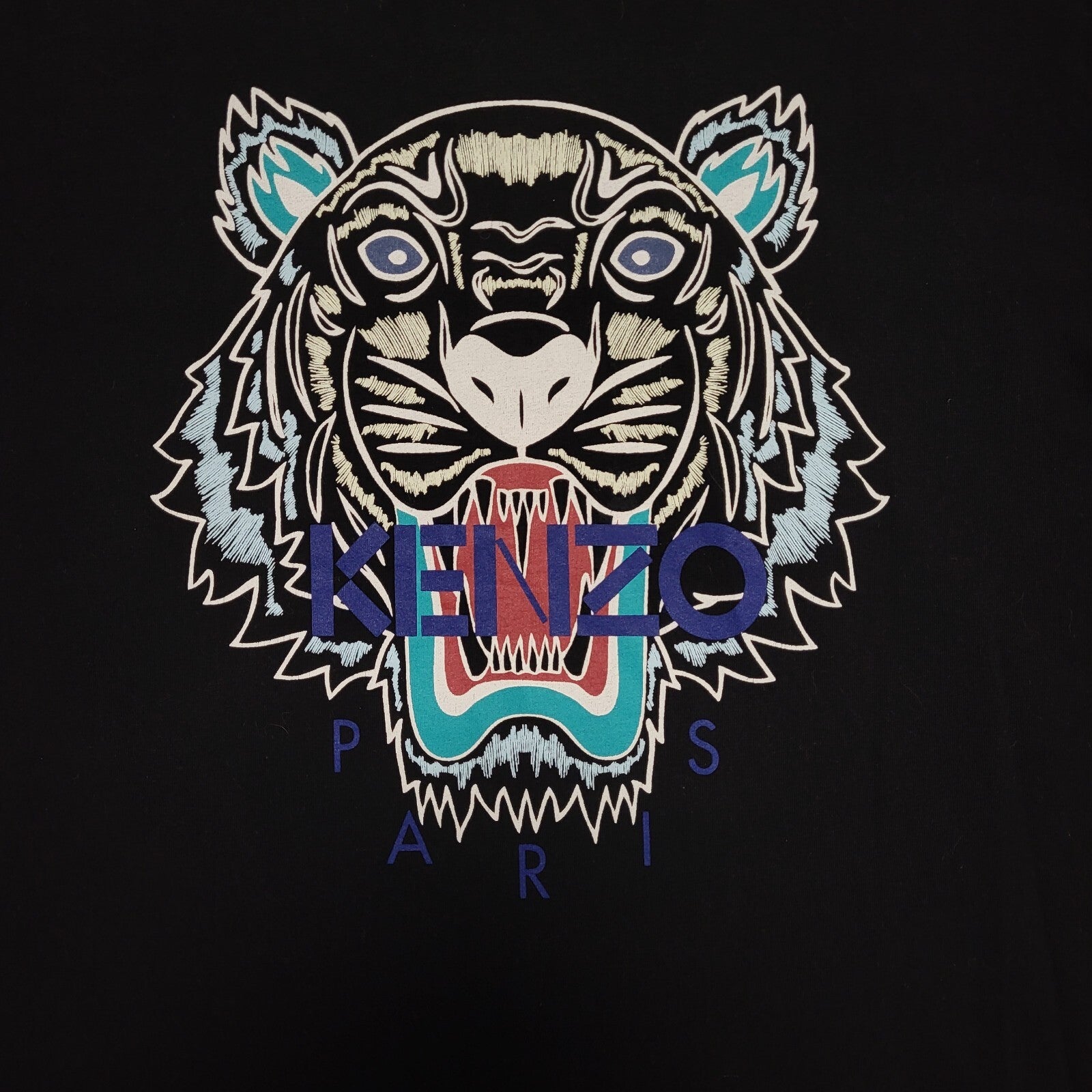 Kenzo Paris Y2K Black Short Sleeve T-Shirt Men's Size Large