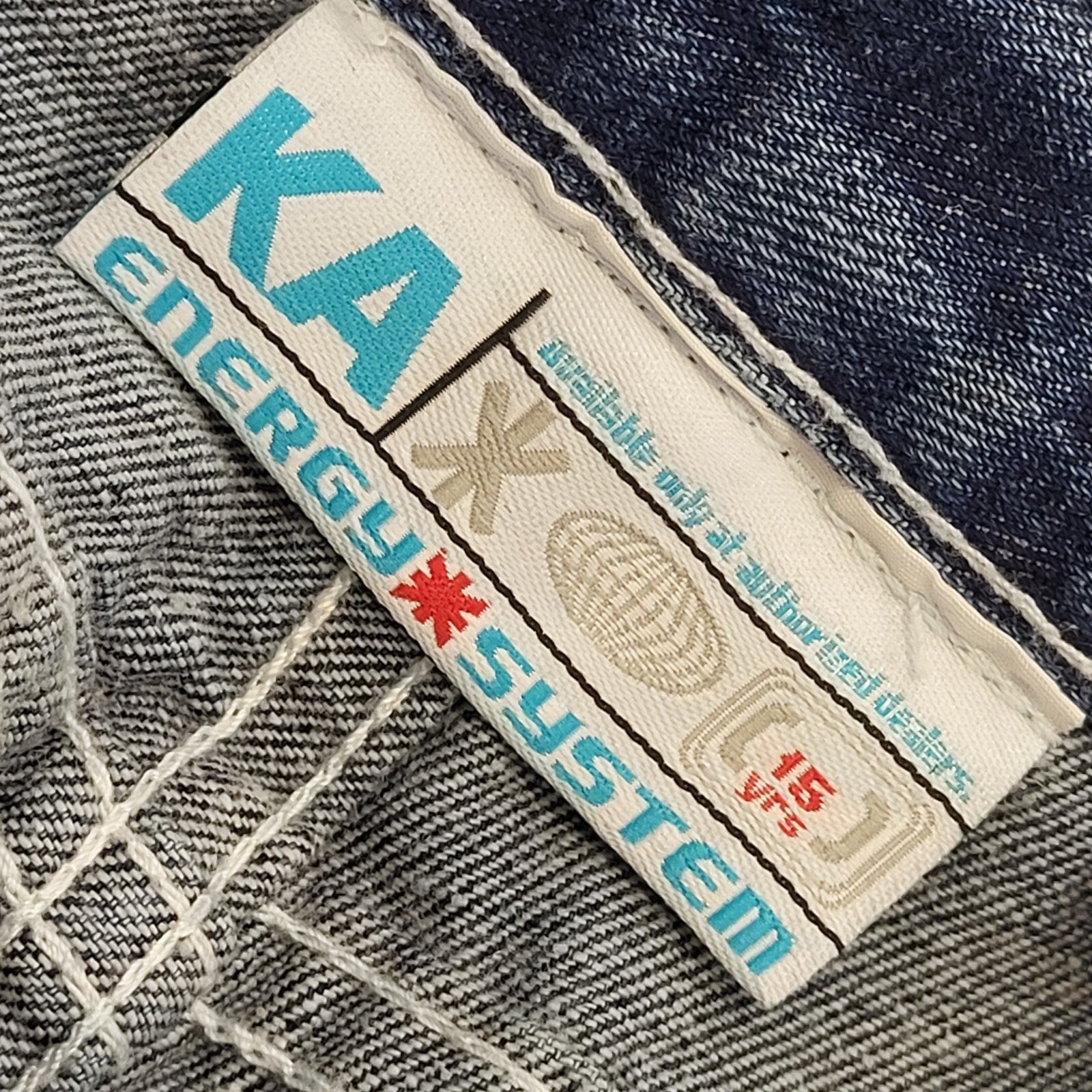 Kick Ass 23 Vintage 90's Blue Wide Leg Denim Jeans Uk Boy's Age 15 Yrs W28 L32