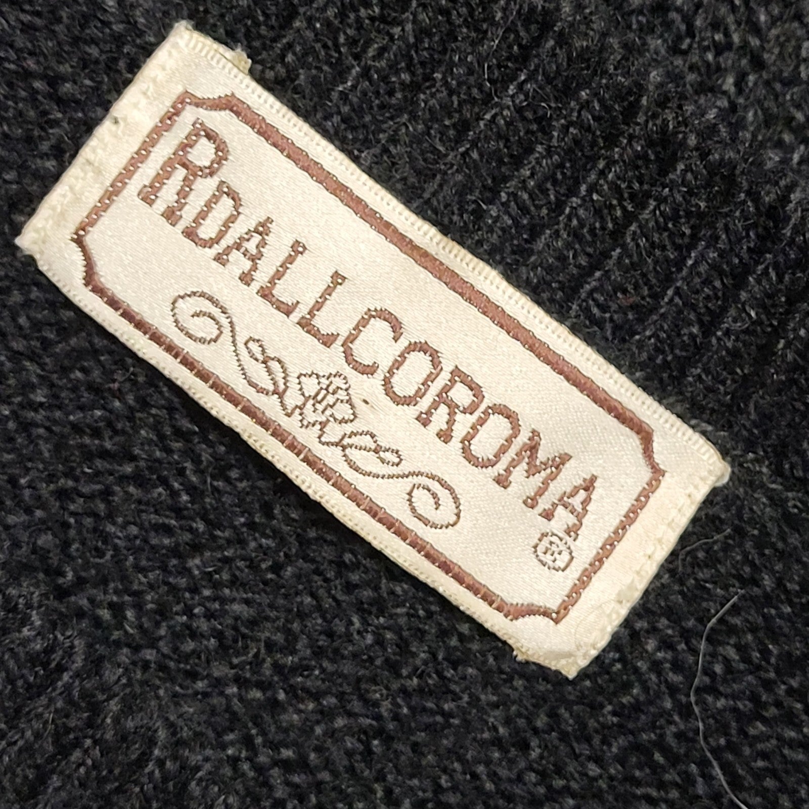 Rdallcoroma Vintage 80's Black,Brown & Cream Jumper Womens UK Size 14