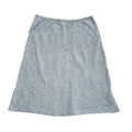 BHS Vintage 90's Blue Circle Print Midi A-Line Skirt Womens UK 12 W30