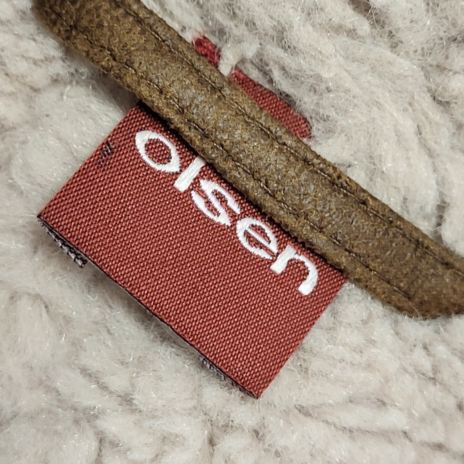 Olsen Vintage 90's Brown Faux Fur Waistcoat Uk Women's Size 12