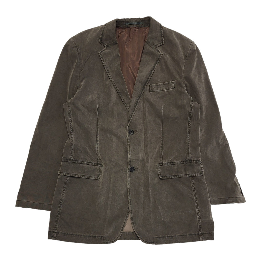 Quattro 90s Vintage Grey Brown Jacket Uk Men's Size Large