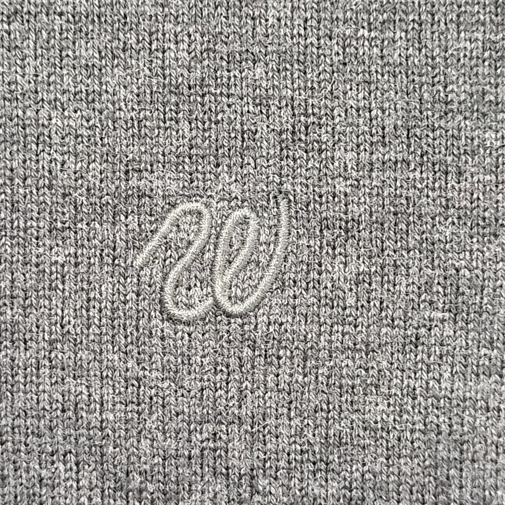 Wrangler Vintage 90's Grey Wool Blend V-Neck Jumper Men's Size Large