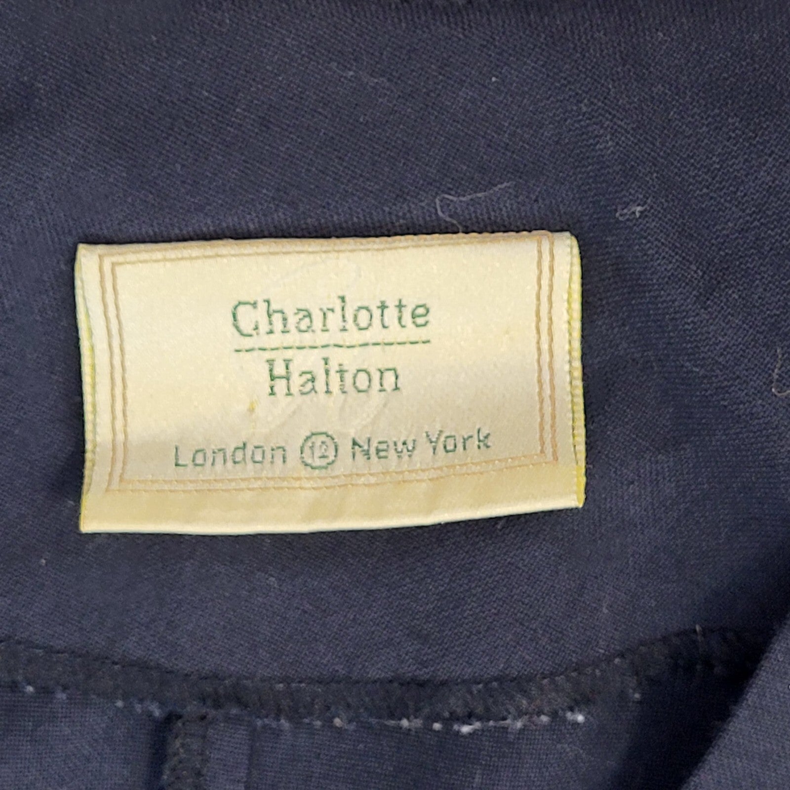 90s Vintage Charlotte Halton Buttoned Slim Fit Daywear Dress Women's Size 12