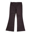 Next 90s Purple Bootcut Mid-Waisted Zip Up Trousers UK Women's 14 W34 L32
