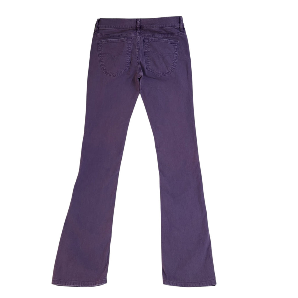 Diesel  Jeans Purple Low-Rise Straight Denim Uk Women's Size M W28 L35