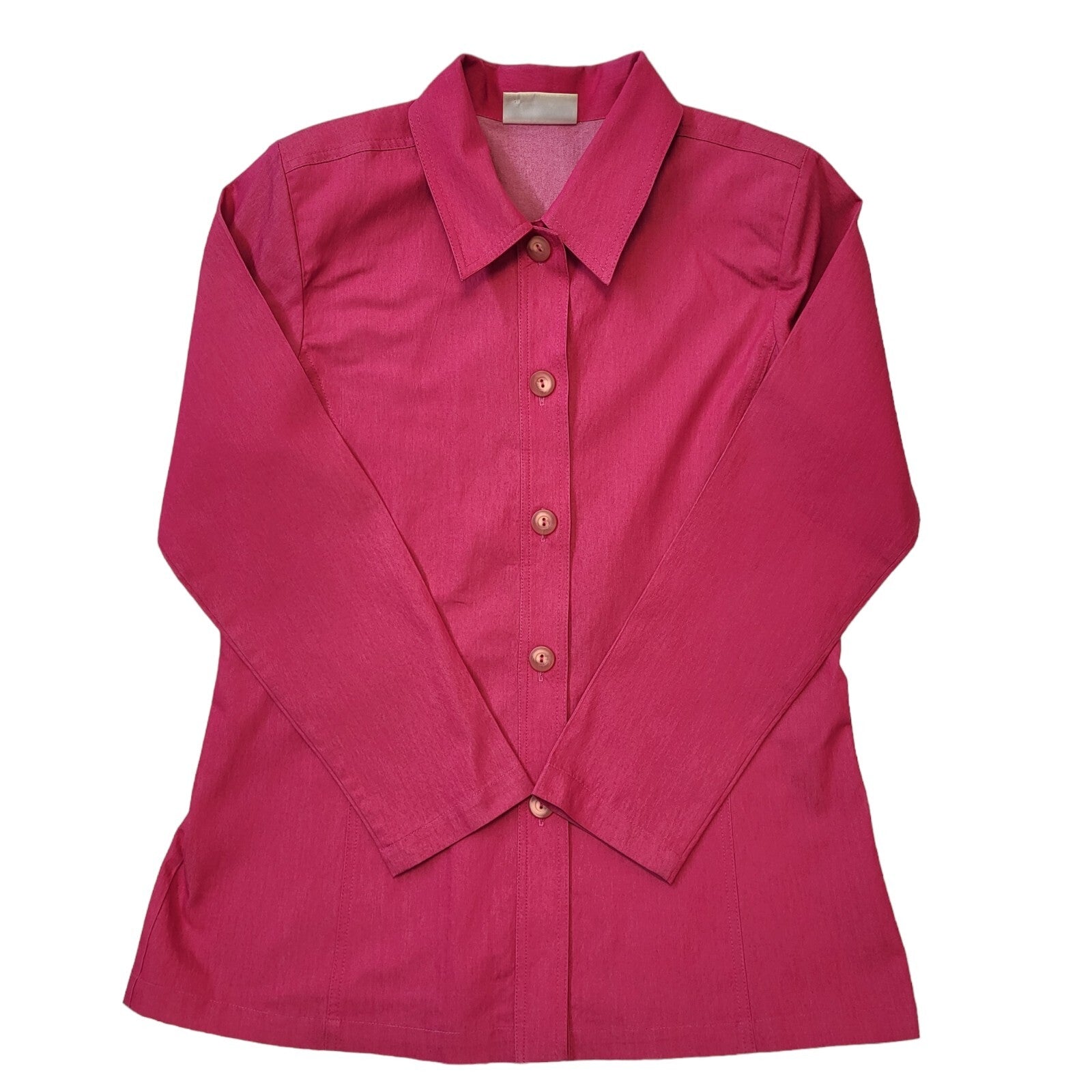 Portfolio 90s Vintage Pink Top & Trousers Suit Women's Size 14 W34 Eu 42