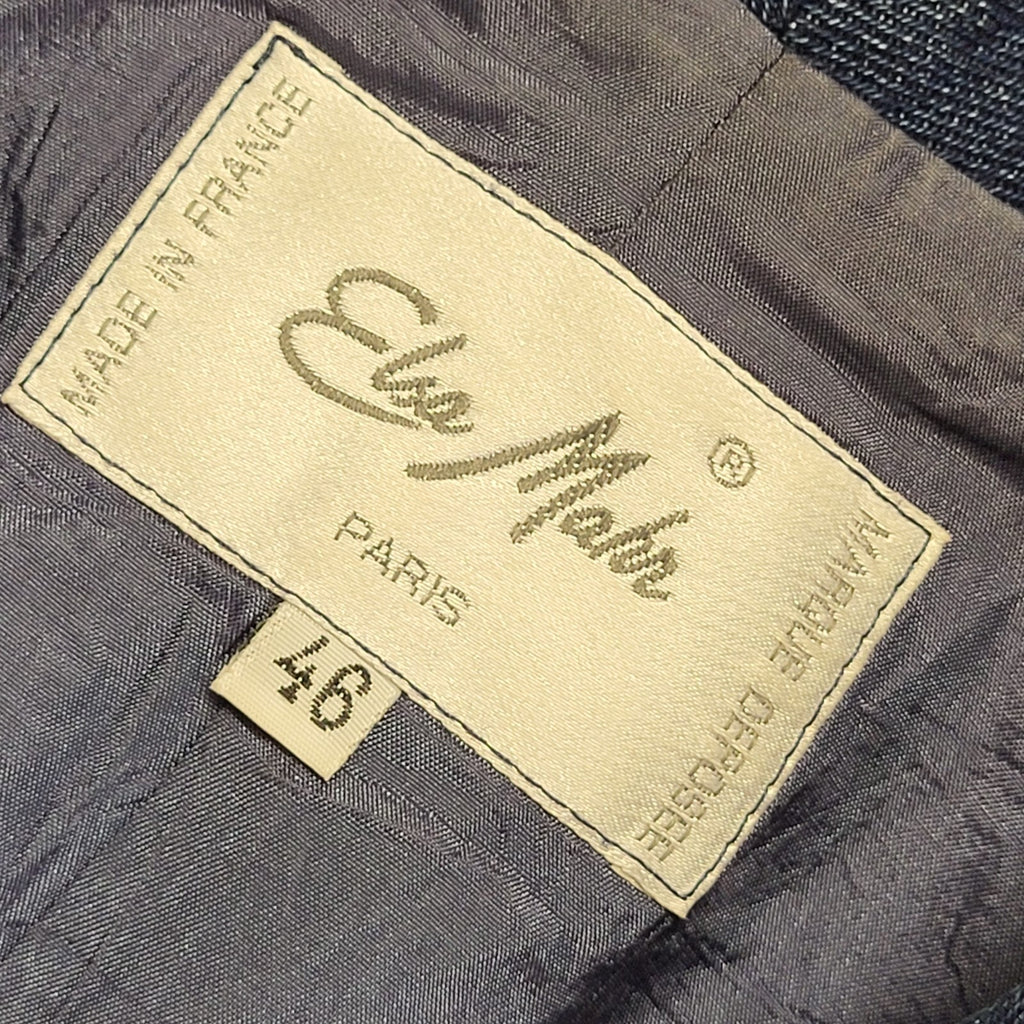 Vintage 90s Navy Blue Button Casual Jacket Uk Women's Size 18