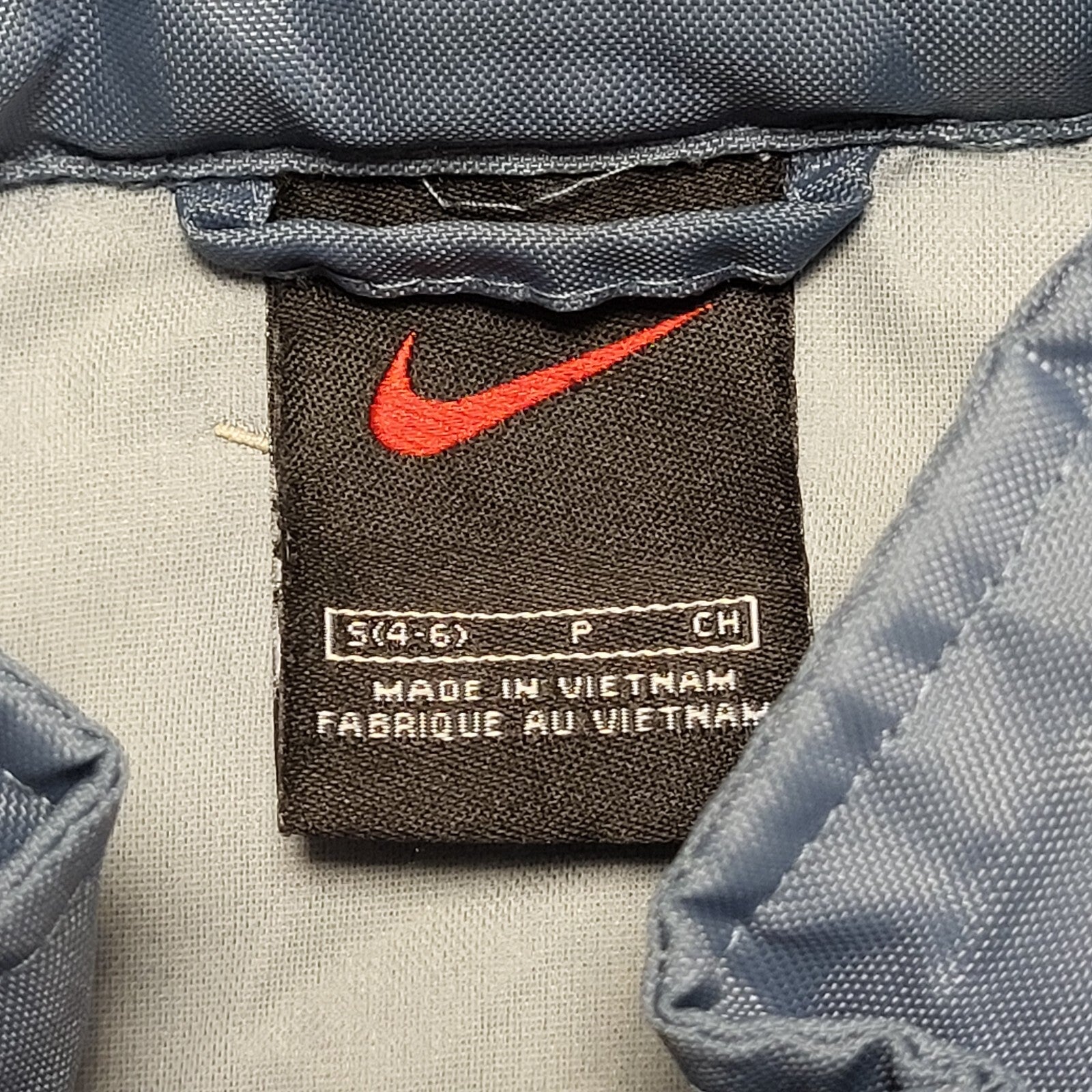 Nike 90s Vintage Blue 1/2 Zip Pullover Sports Jacket Women's Size XS (4-6)