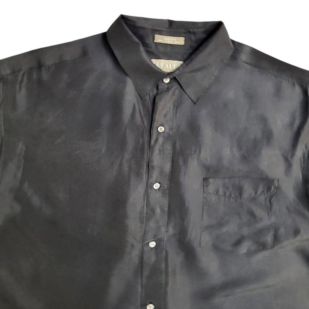 Alfalfa Y2K Blue Relaxed Fit Short Sleeve Shirt Men's UK Size XL