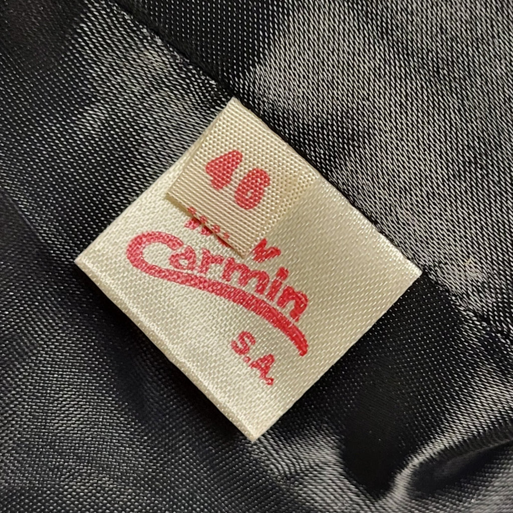 Now Carmin 90s Vintage Black Velvet Cropped Jacket Uk Women's Size 14