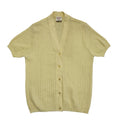 St Michael Vintage 70's Yellow Button Front Cardigan Womens UK Size 14