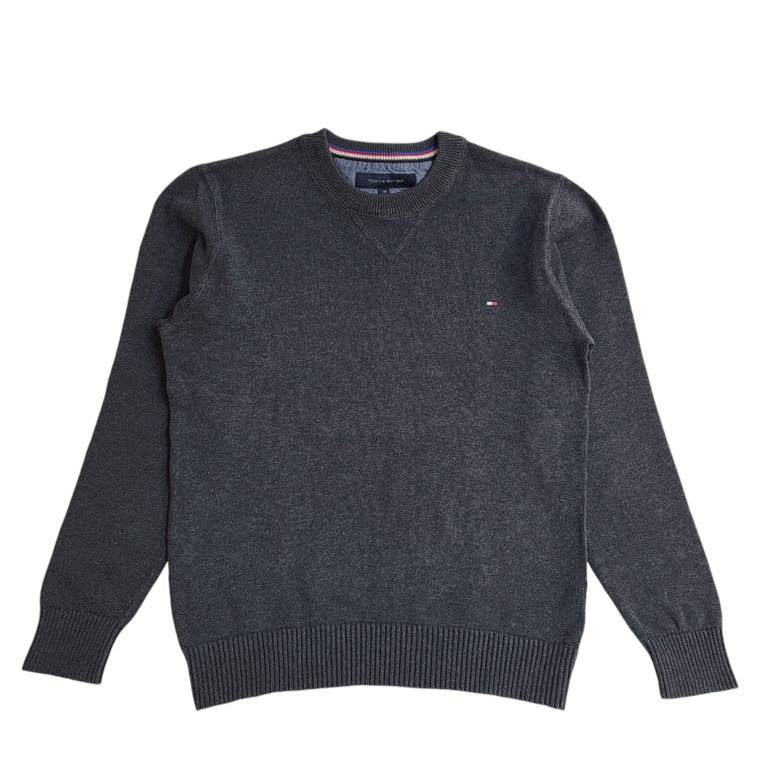 Tommy Hilfiger Vintage 90's Blue Round Neck Jumper UK Women's Size M