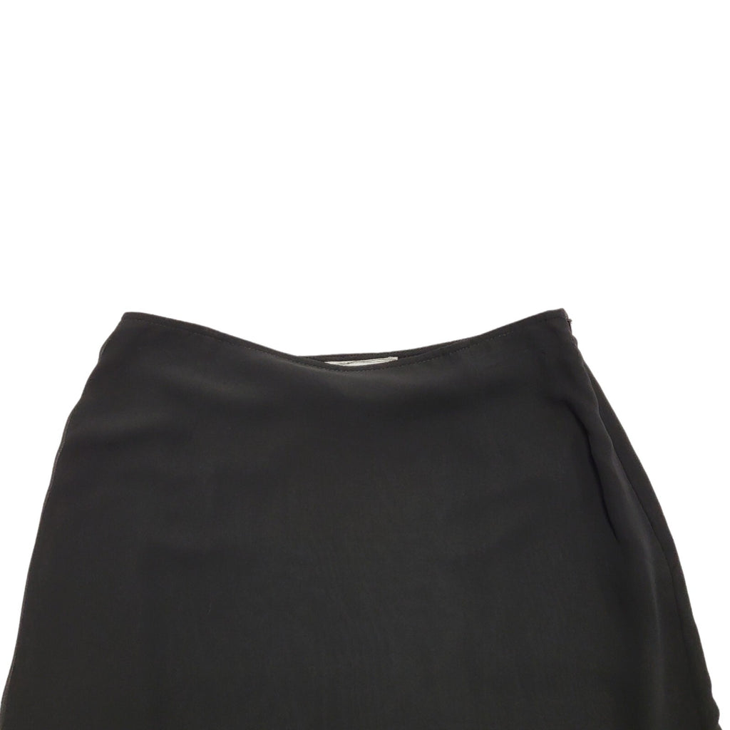 Ribhoff Vintage 80's Black High Low Midi Skirt Women's UK Size 10 W28
