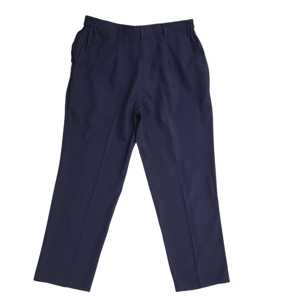 Peter Anne 70s Vintage Blue Tapered Trousers Uk Women's 20 W40 L30