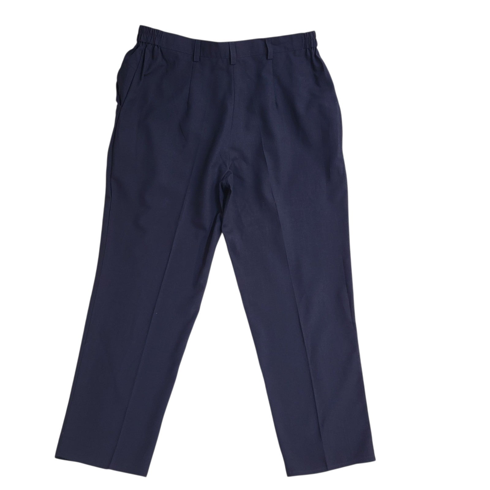 Peter Anne 70s Vintage Blue Tapered Trousers Uk Women's 20 W40 L30