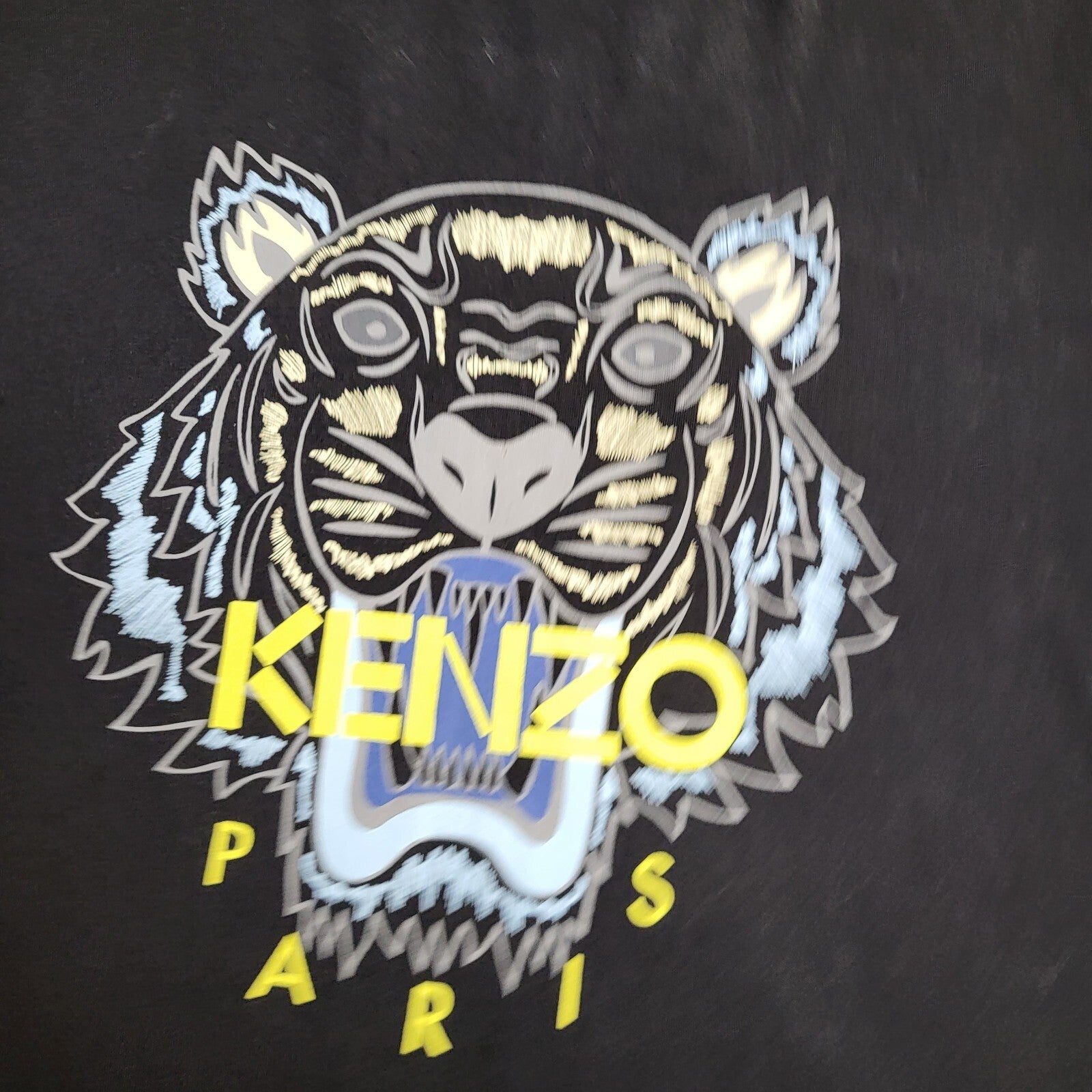 Kenzo Vintage 90's  Black Short Sleeve Casual T-Shirt Men's UK Size M