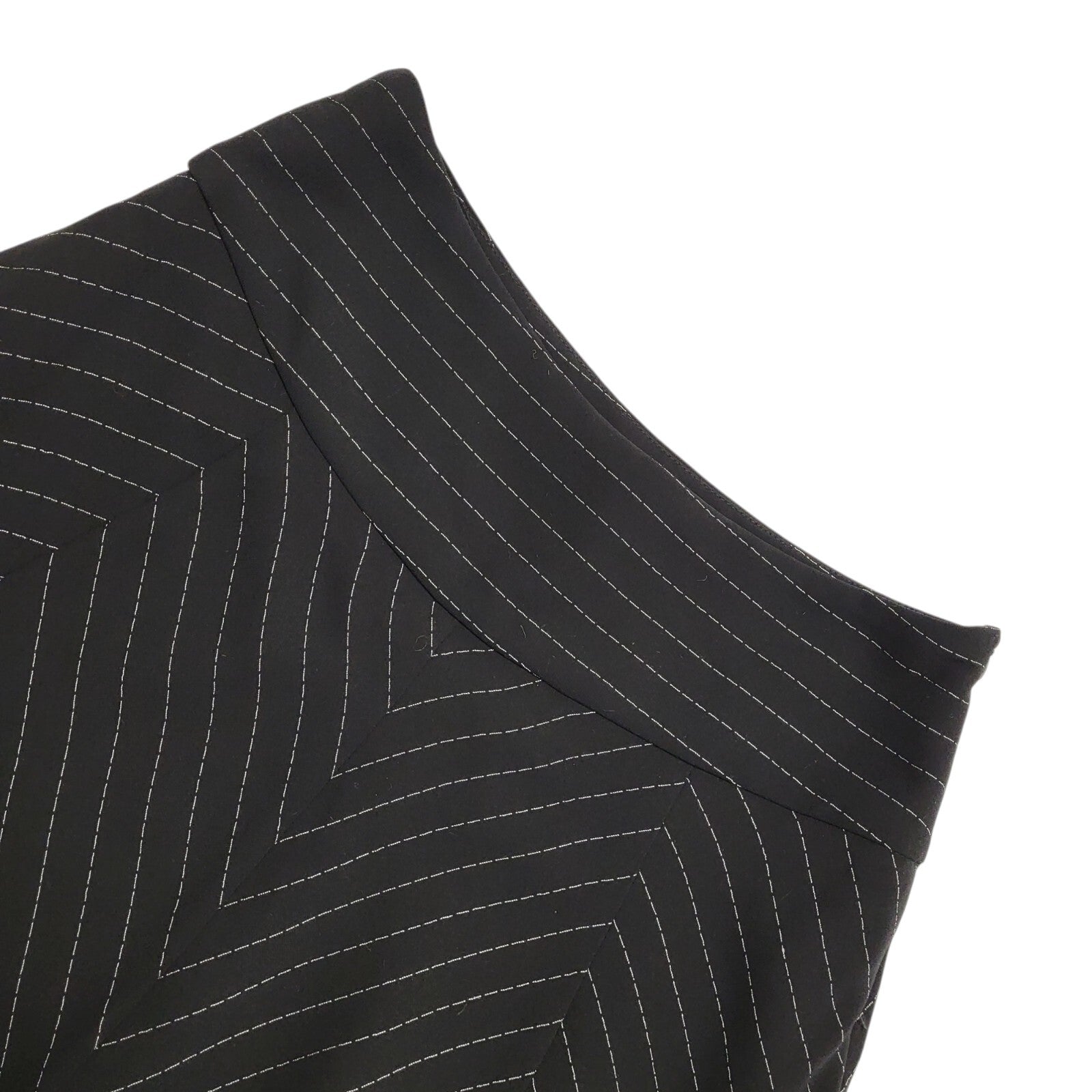 Amaranto Vintage 90's Black Side Zip Skirt Women's Size 10 W28