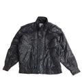 Nico Black 90s Zipped Vintage Leather Jacket Uk Men's Size XL