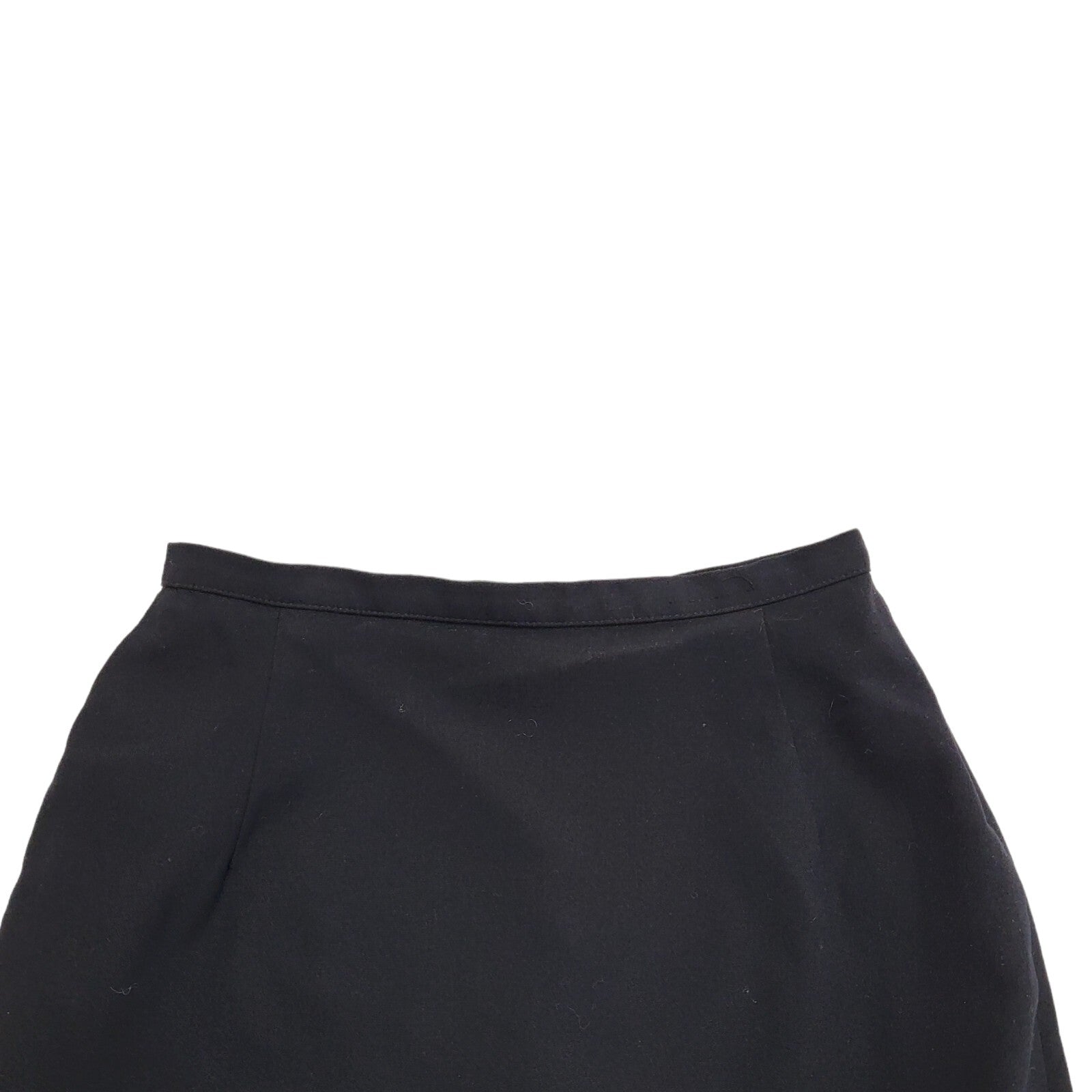 Marks and Spencer Vintage 90's Black Short High Waist Skirt Womens UK Size 8