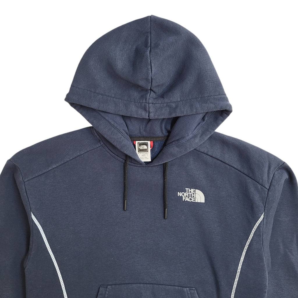 The North Face 90's Blue Drawstring Sports Hoodie UK Women's Size XS