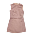 Vintage 80s Pink Sleeveless Bodycon Dress Uk Women's Size 10