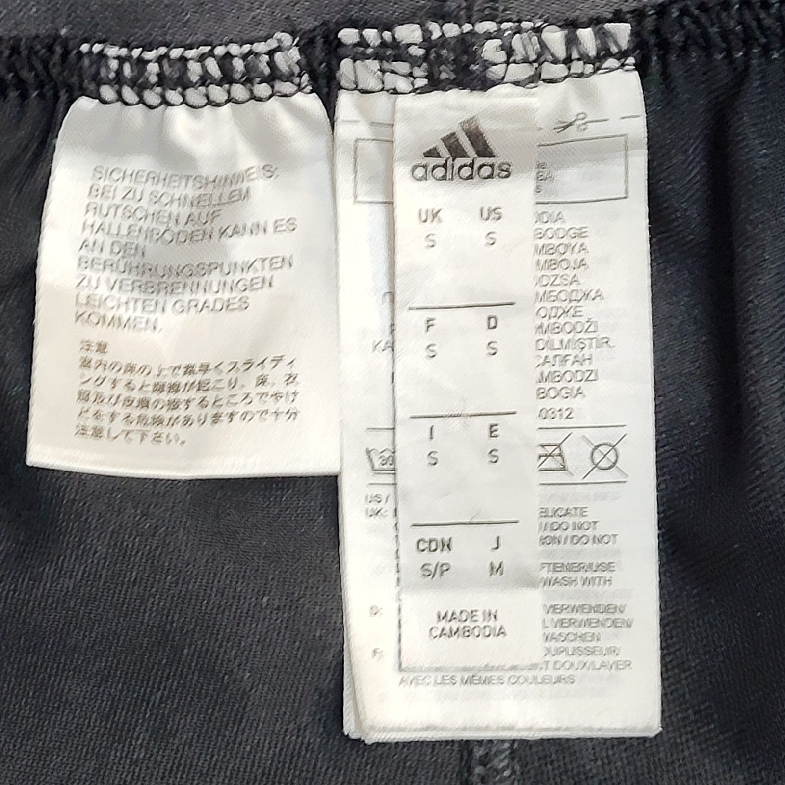 Adidas Y2K Black Arsenal Skinny Tracksuit Bottoms Men's S W30 L28