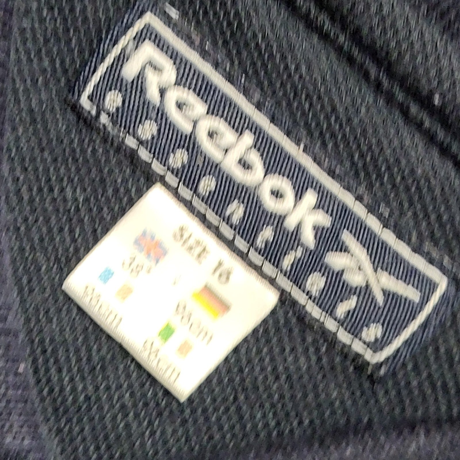 Reebok Vintage 90's Blue Sports  Polo Short Sleeve T-Shirt Women's UK Size 16
