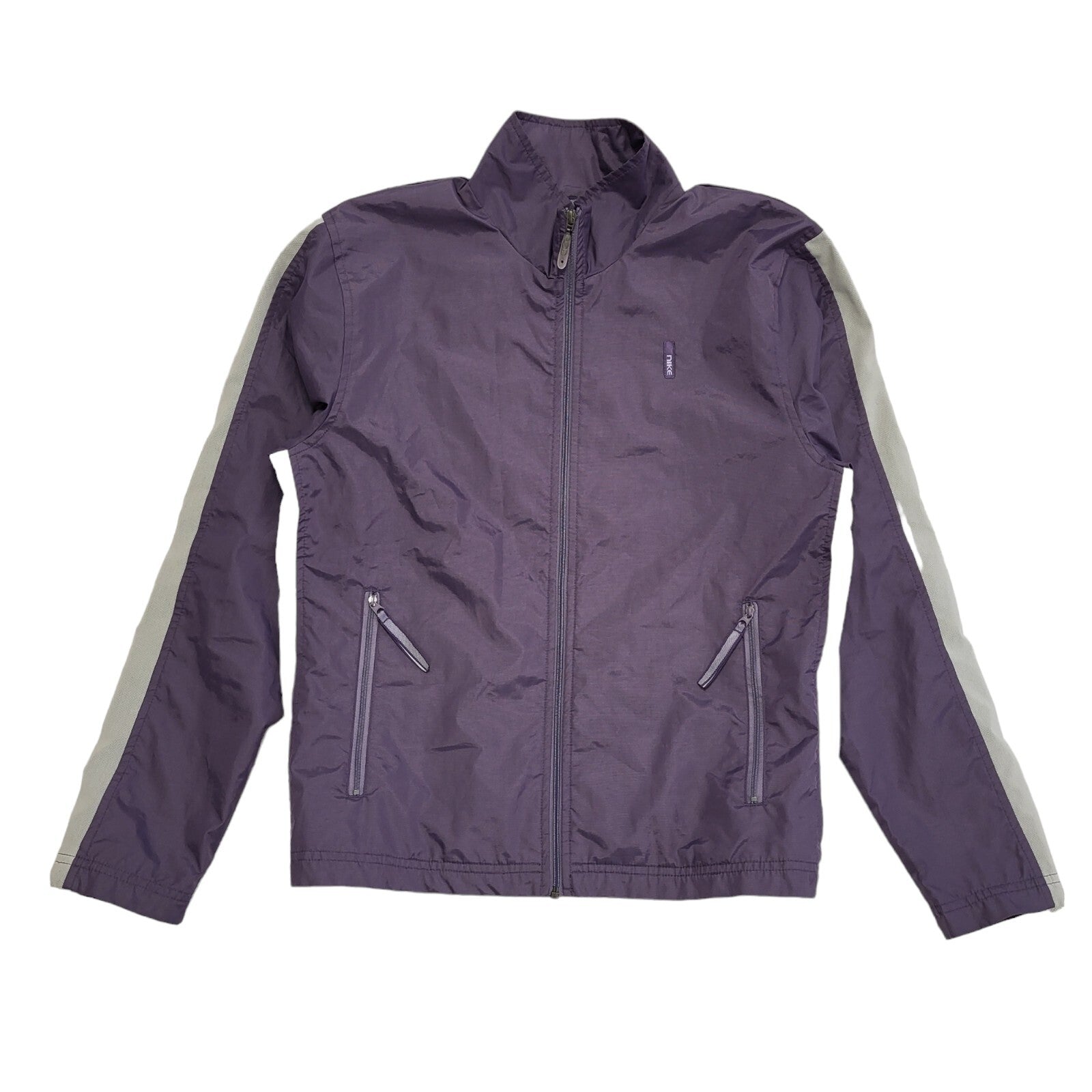 Nike Vintage Y2K Purple Full Zip Sports Jacket Uk Women's Size Medium