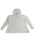 Barbour Sweatshirt Hoodie Heritage White Y2K Oversized UK Women's Size M 10