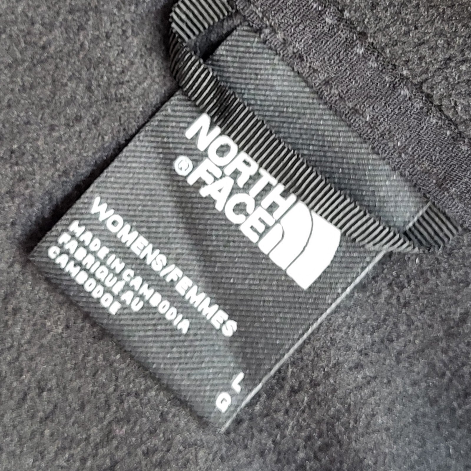 The North Face Vintage Y2K Black Fleece Jacket UK Women's Size L