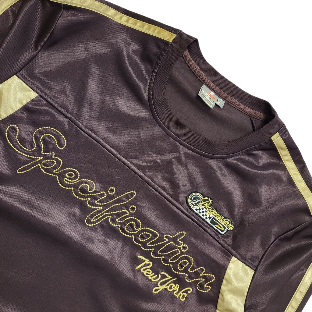Deerway Sweatshirt Vintage Y2K Maroon & Brown Womens UK Size XL