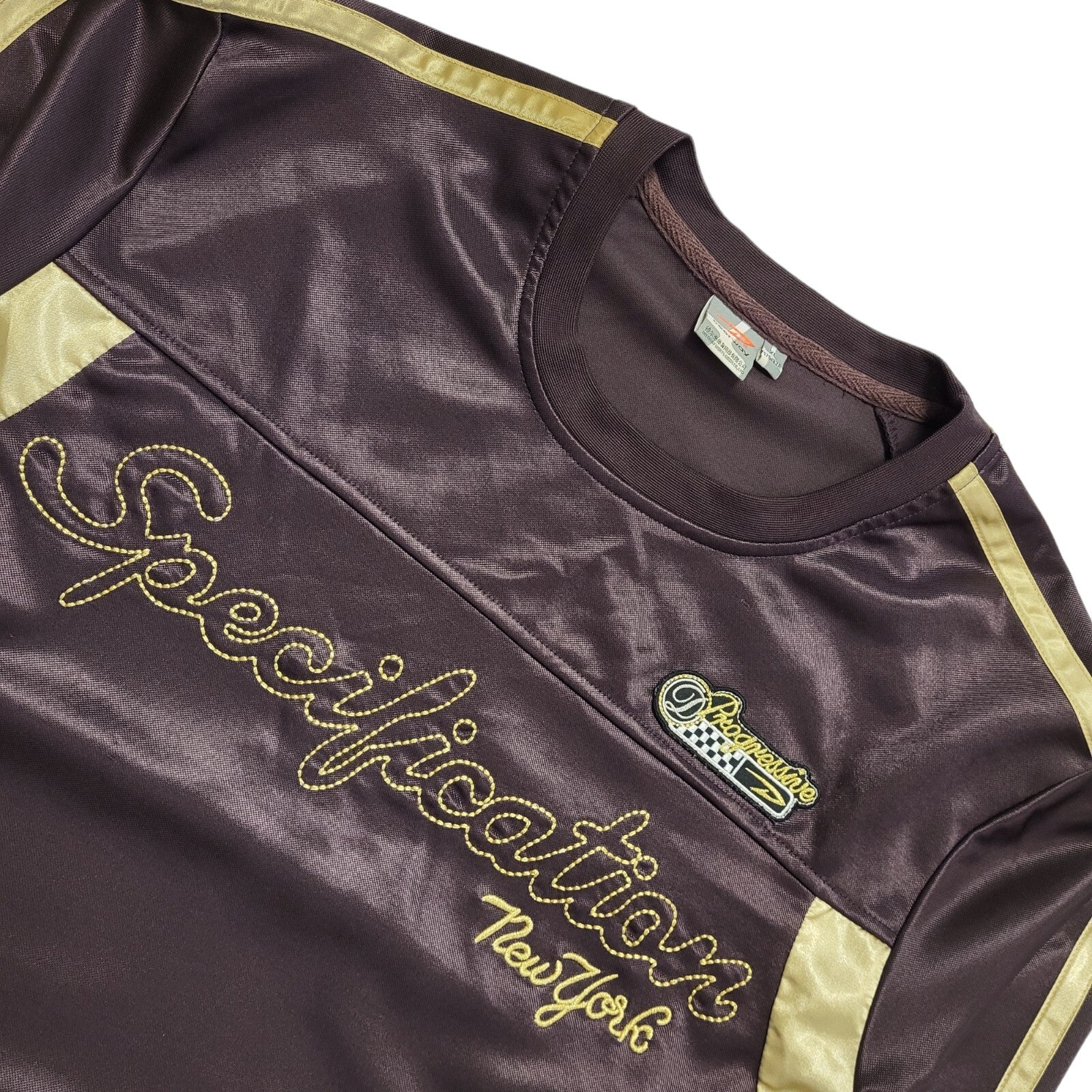 Deerway Sweatshirt Vintage Y2K Maroon & Brown Womens UK Size XL