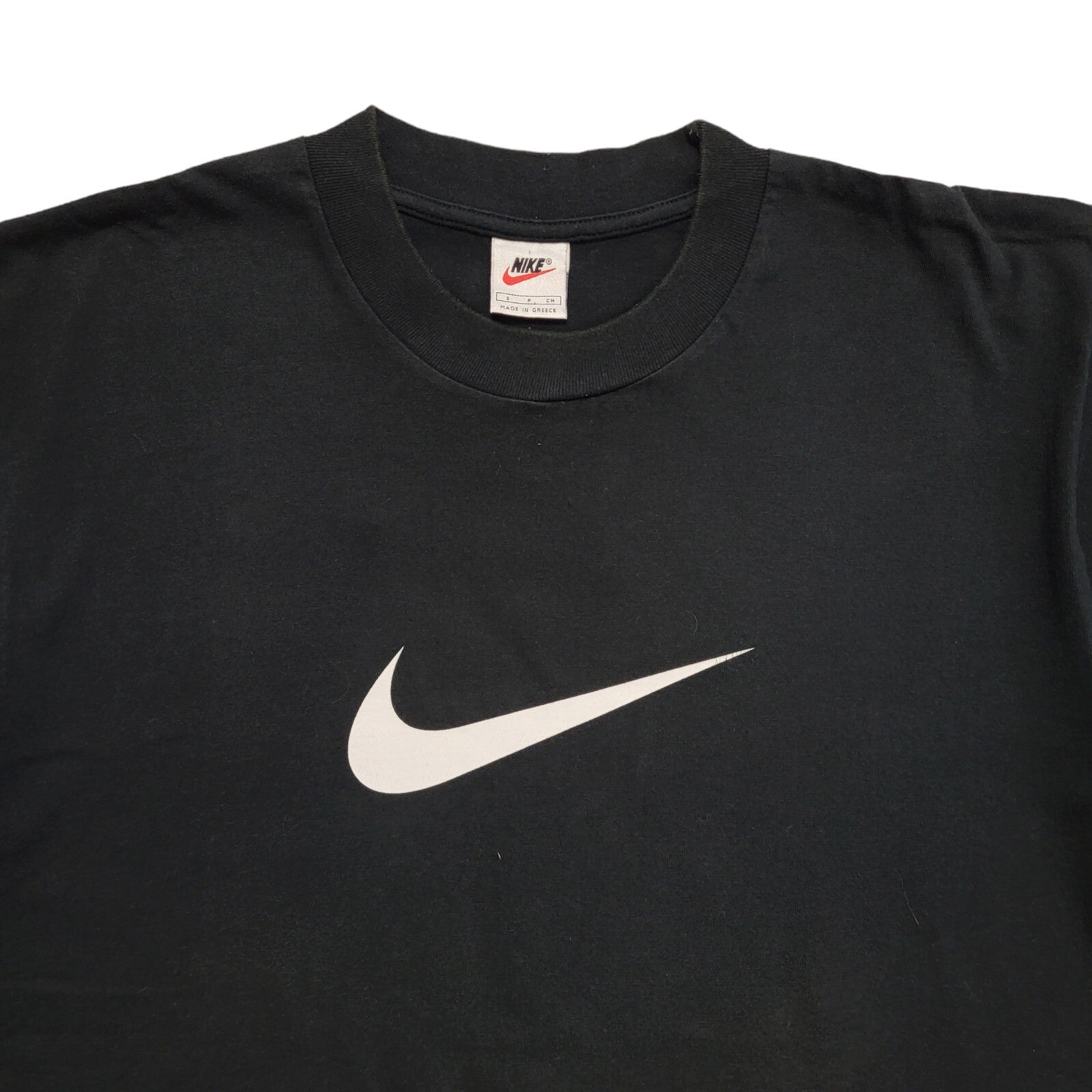Nike Vintage 90's Black Sports Short Sleeve T-Shirt Mens UK Size S