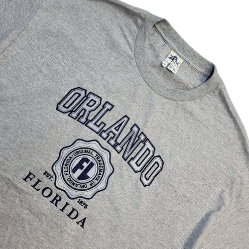 AlStyle 90s Vintage Orlando Florida Grey Crew Neck T-Shirt Men's Size XL