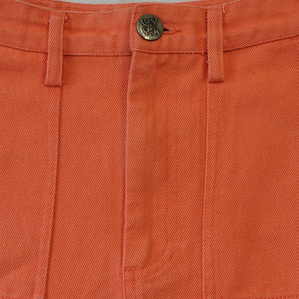 Lucy & Yak Y2K Vintage Pink Denim Skirt Women's Size 6 W24