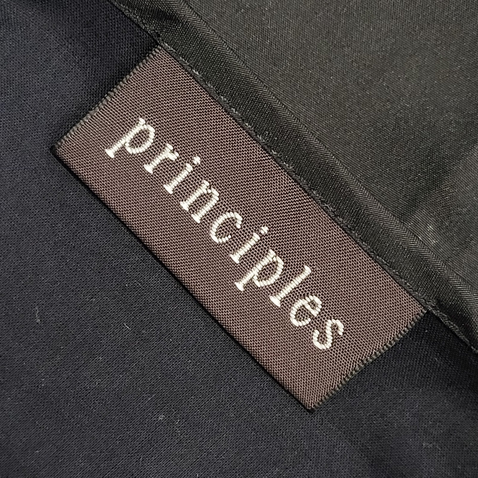 Principles Black & Beige Ruffle Sleeveless Top Womens UK Size 10
