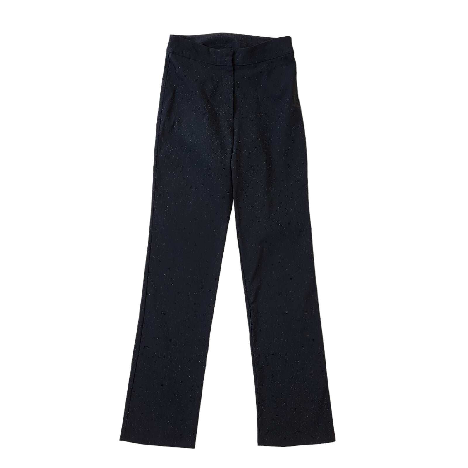 Clockhouse 90s Vintage Black Glittery Dress Trousers Women's Size 12 W30 L30