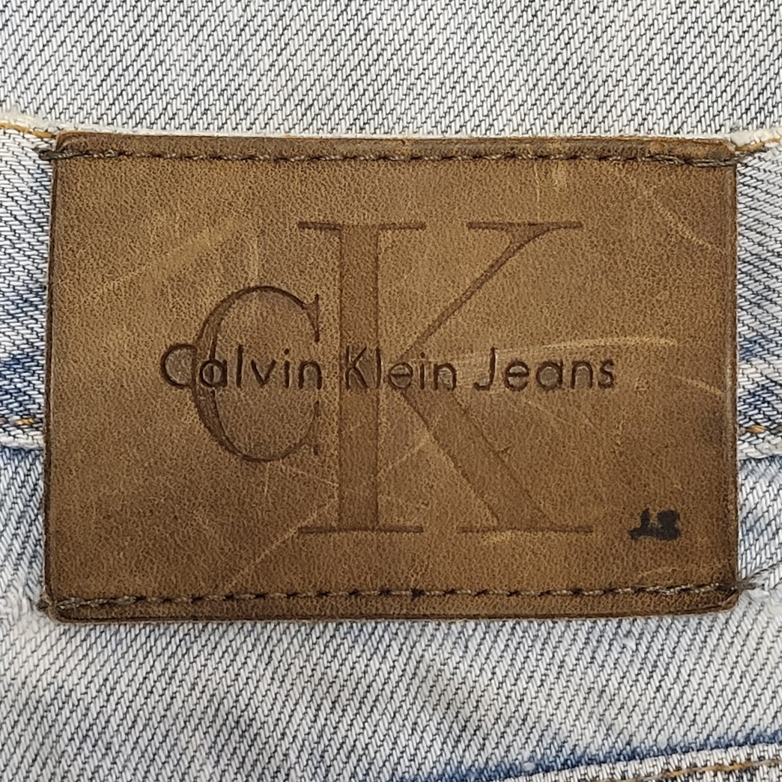 Calvin Klein Vintage 80's Light Blue Tapered Jeans Womens UK Size 6-8 W26 L30