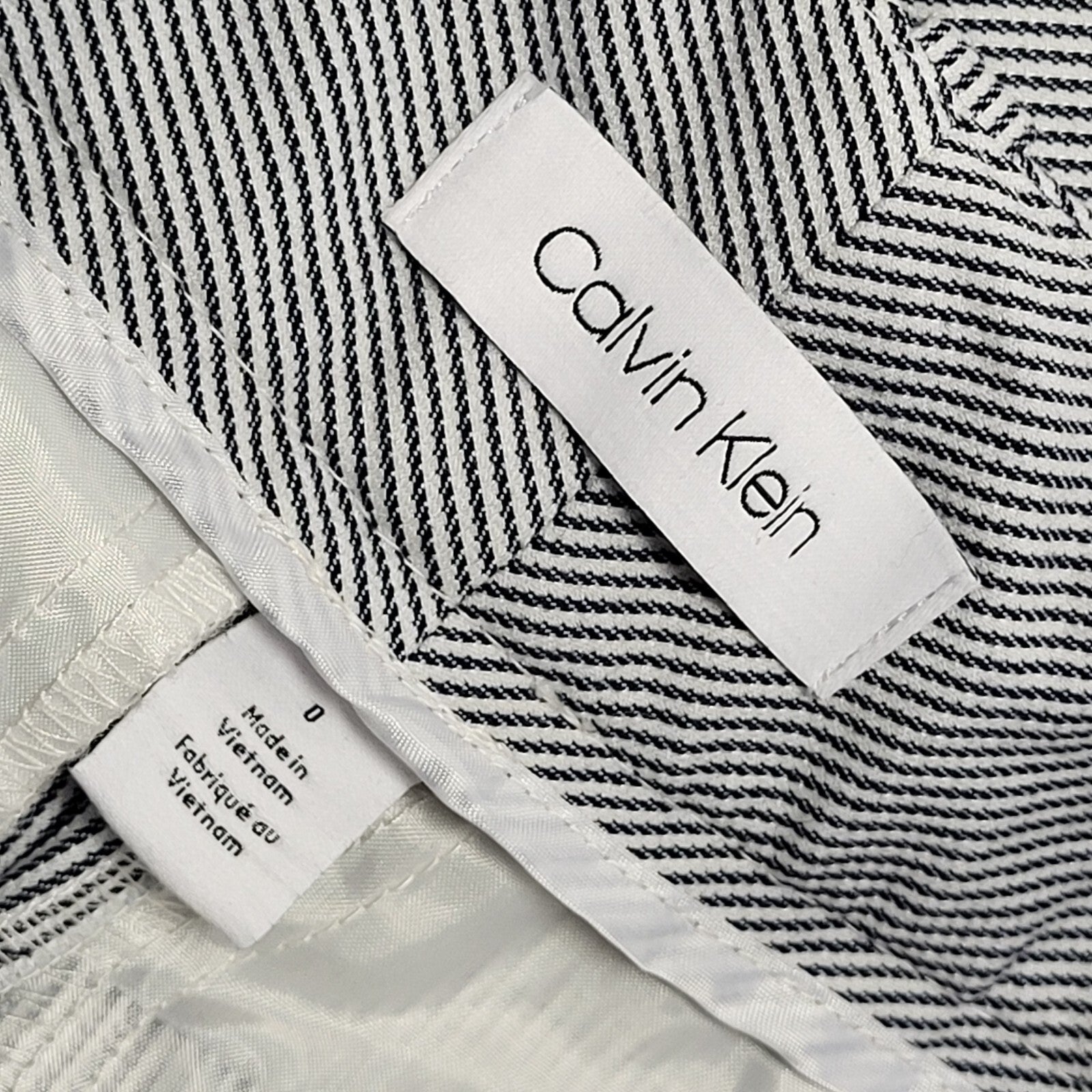 Calvin Klein Blue Striped Y2K Vintage Trousers Women's Size M 10 W28 L26