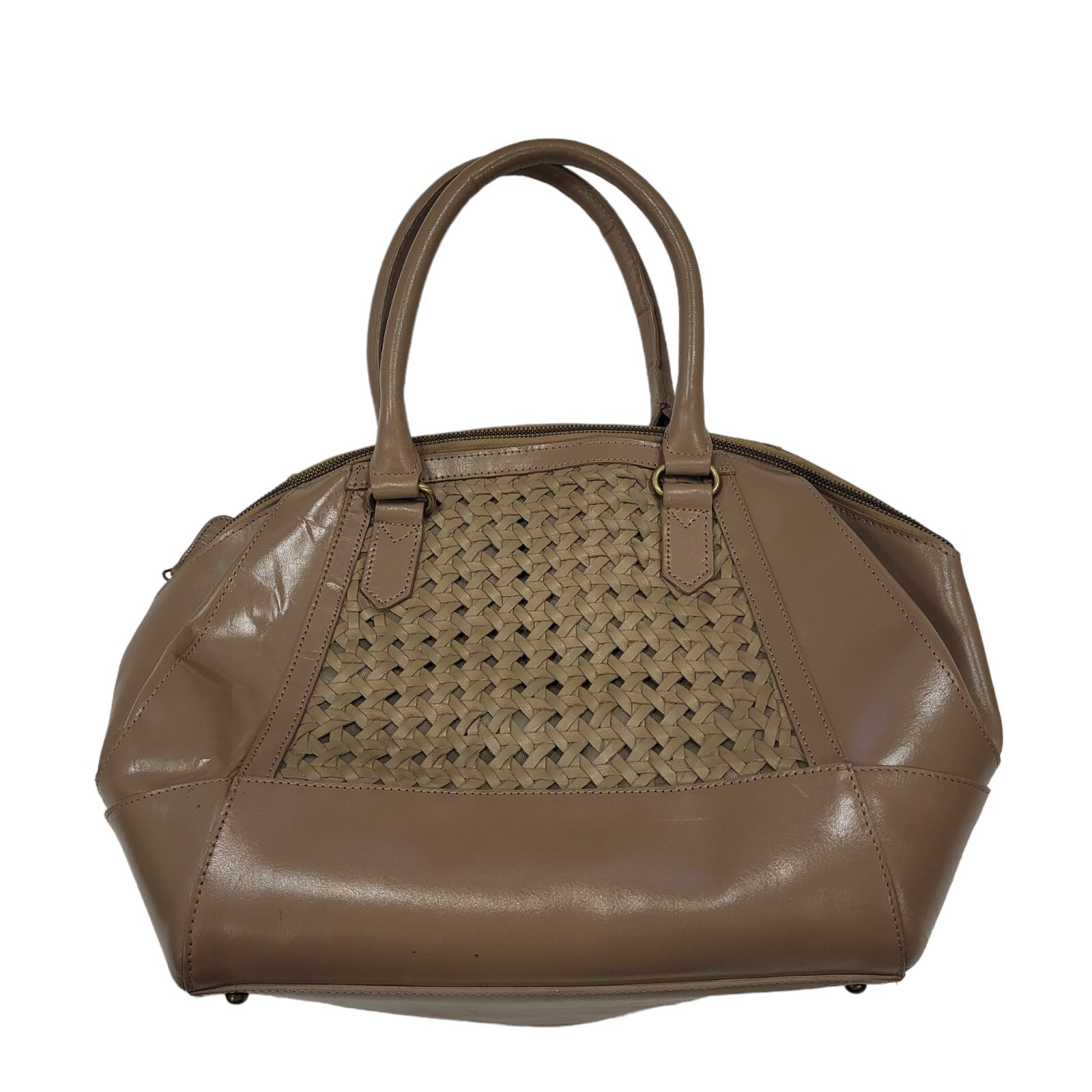 Jones Brown Leather Small Hand Bag Uk Women's Size  12" x 12"