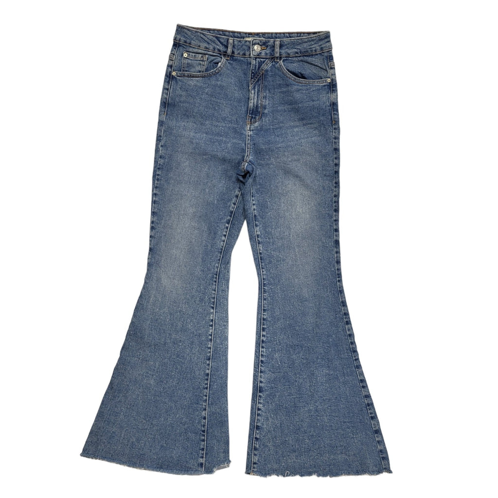 Pimkie Blue Flared Denim Jeans Women's Size 10-12 W28-30 L30