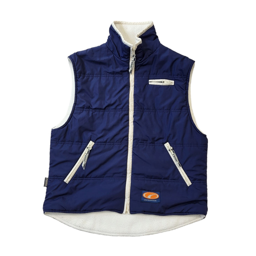 Puma 90s Vintage Reversible Gilet Women's Size Medium