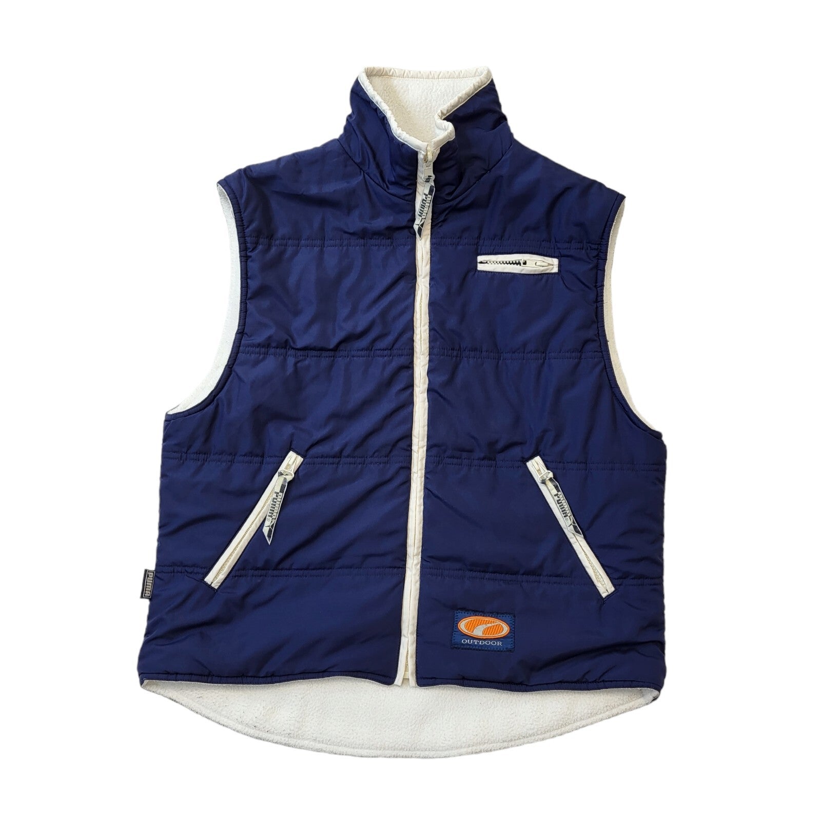 Puma 90s Vintage Reversible Gilet Women's Size Medium
