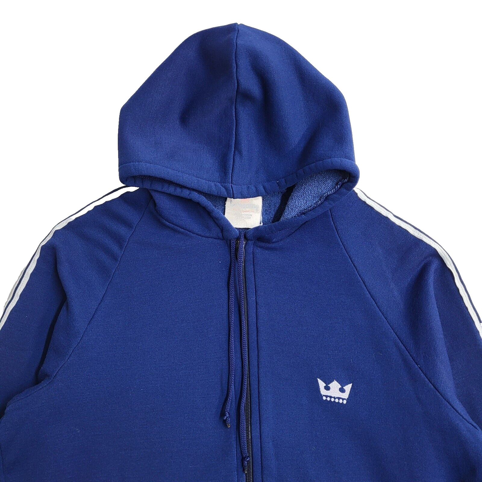 Utesome Blue Vintage Y2K  Full Zip Hoodie UK Boy's Size M