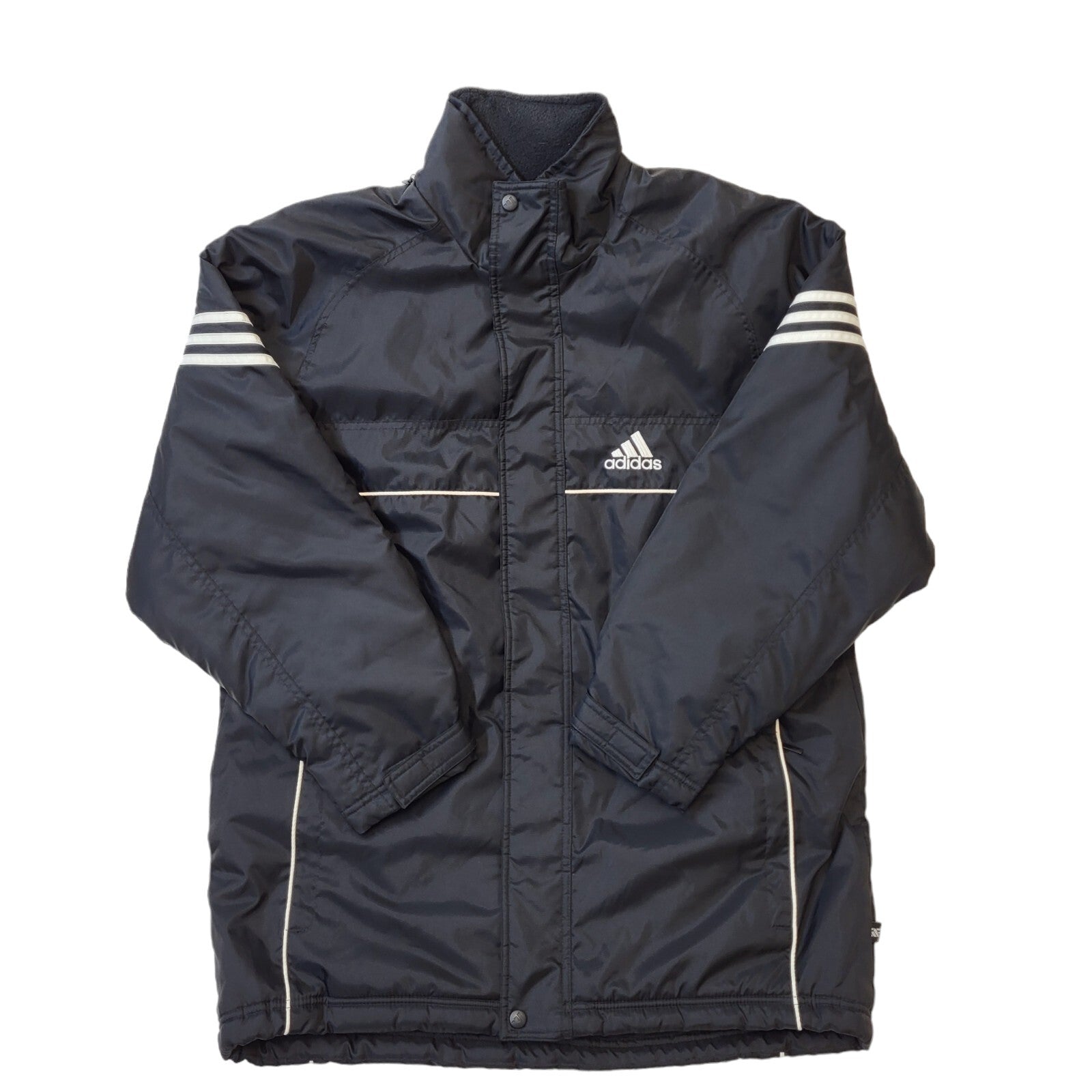 Adidas 90s Vintage Black Over-sized Zip Up Sports Jacket Men's Size Medium