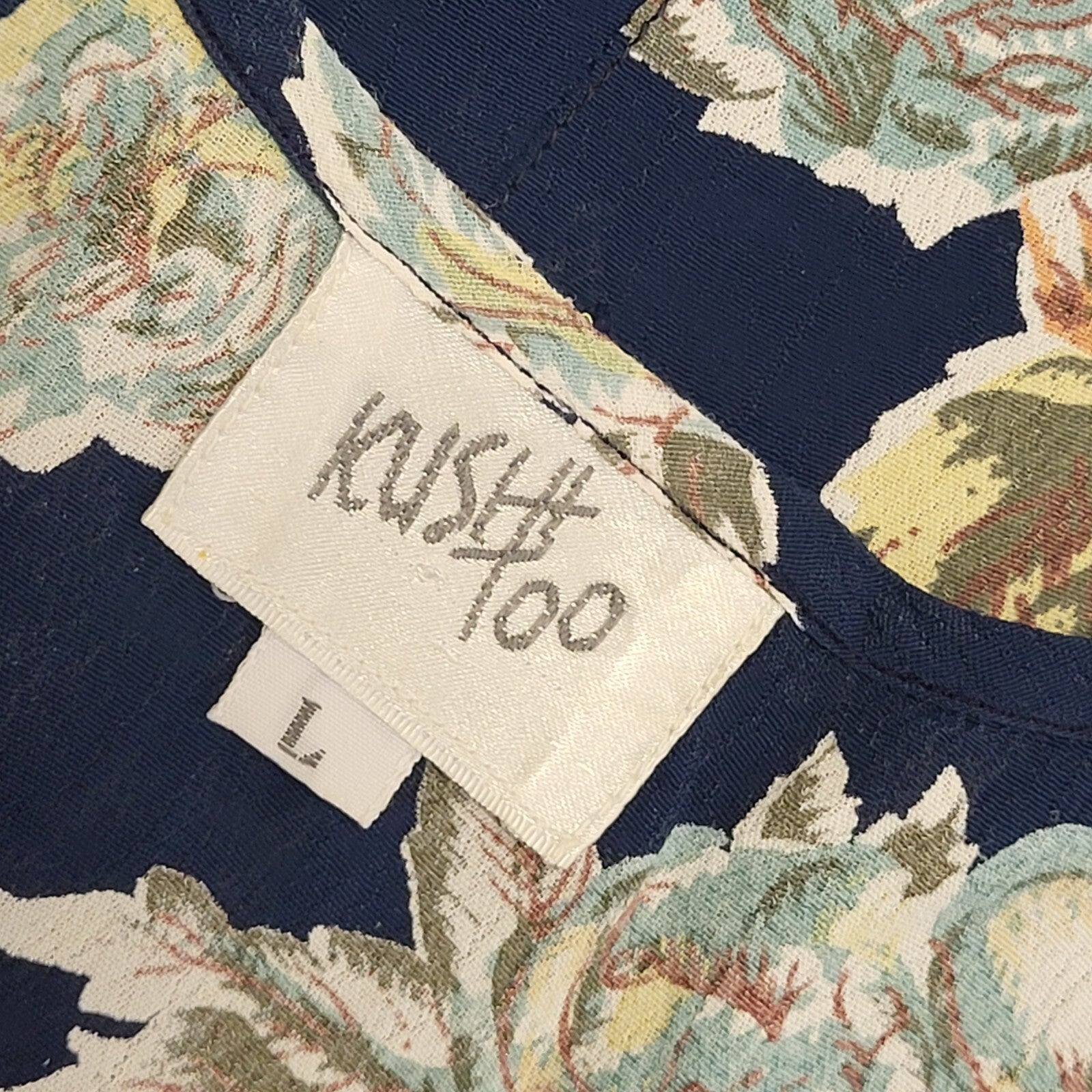Kush Too Vintage 90s Blue Floral Sleeveless Daywear Dress Uk Women's Size Large