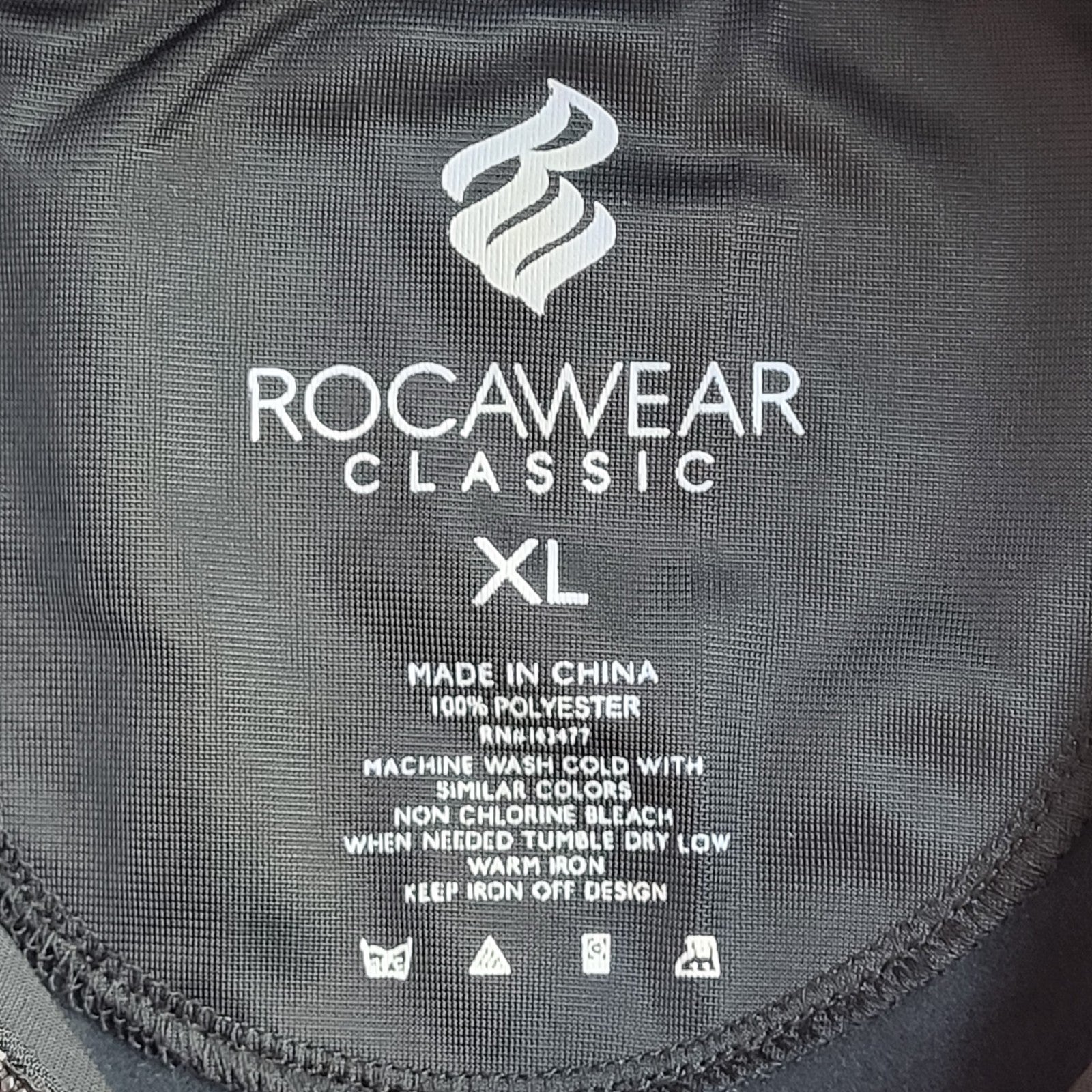 Rocawear Usa Tracksuit Top Jacket Black & Red UK Men's Size XL Bnwt