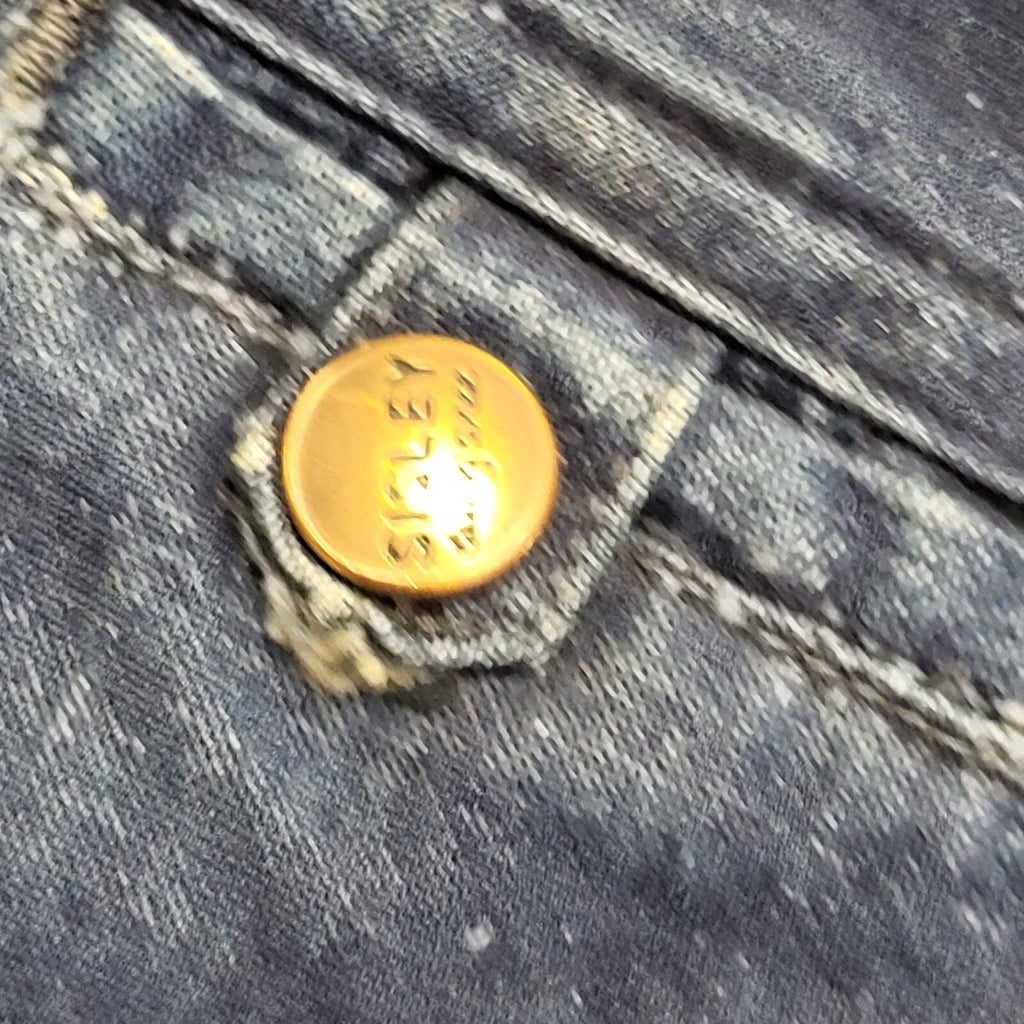 Sisley 90s Dark Blue Straight Denim Jeans Uk Women's Size 10 W28 L28